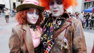 Stars And Fans Come Out To Celebrate <i>Alice In Wonderland</i>